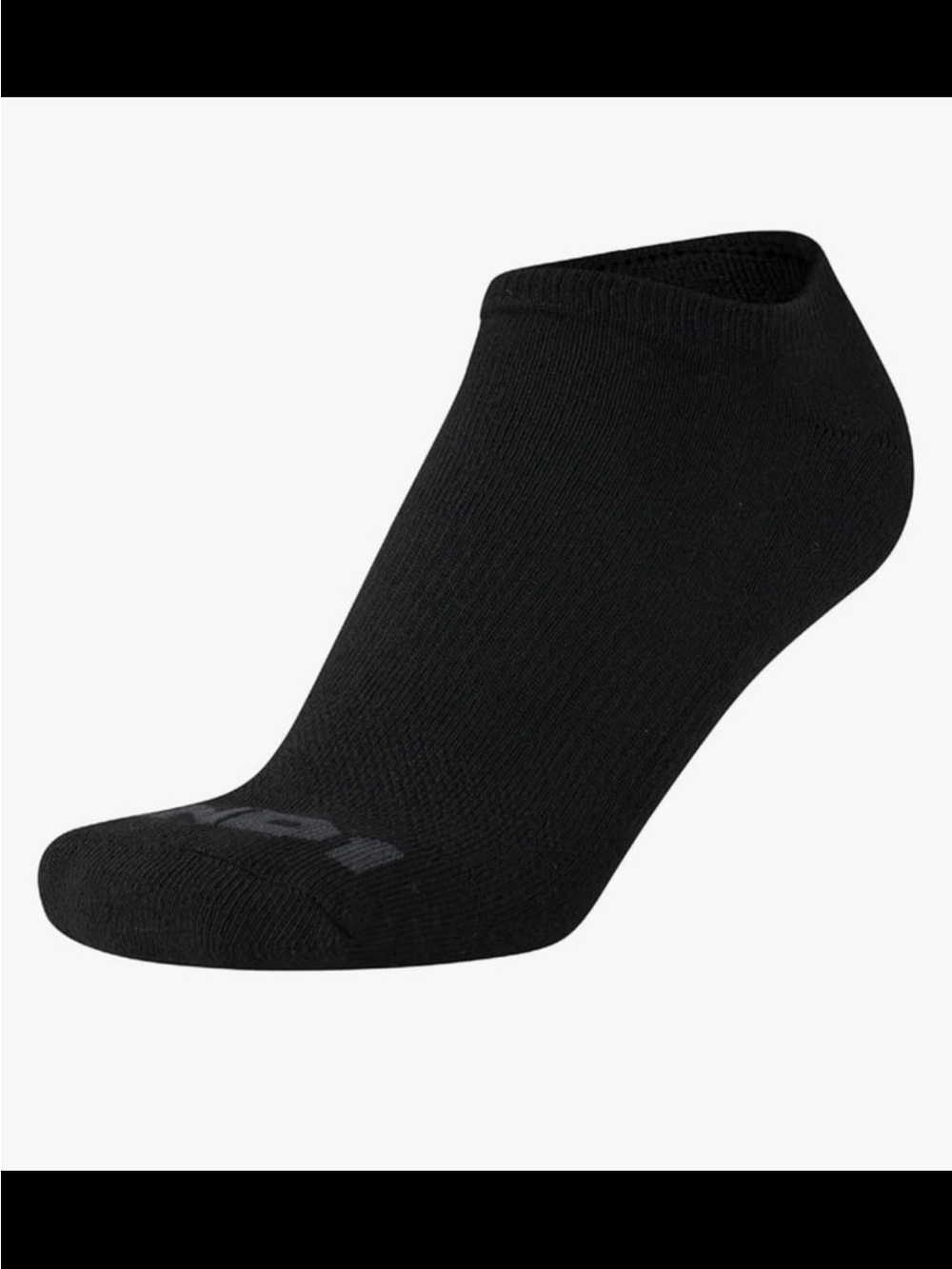And1 Black Low-Cut Athletic No-Show Sock